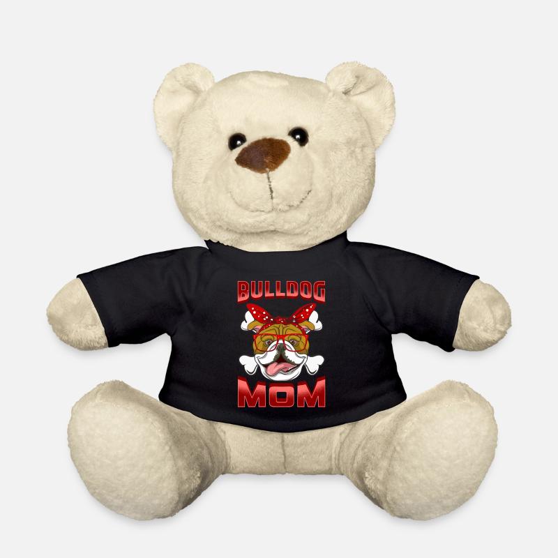 Englische Bulldogge Mama Mutter - Teddy - Schwarz