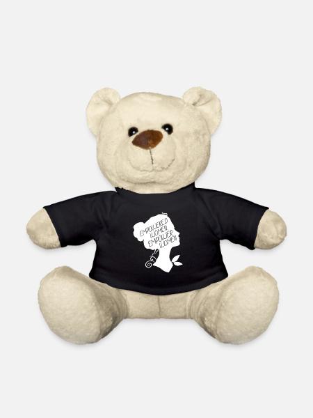 Schönes Frauenpower & Gleichberechtigung Design - Teddy - Schwarz