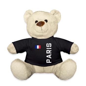 Paris Frankreich Trikots - Teddy - Schwarz - Vorne