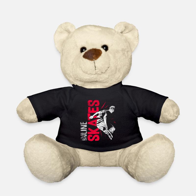Inline Schlittschuhe Rollschuh - Teddy - Schwarz