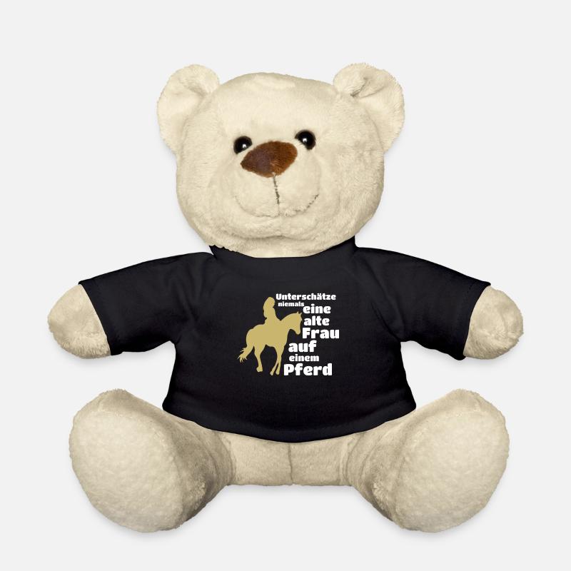 Pferd - Teddy - Schwarz