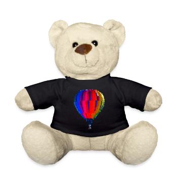 Balloon - Teddy Bear - black - Front