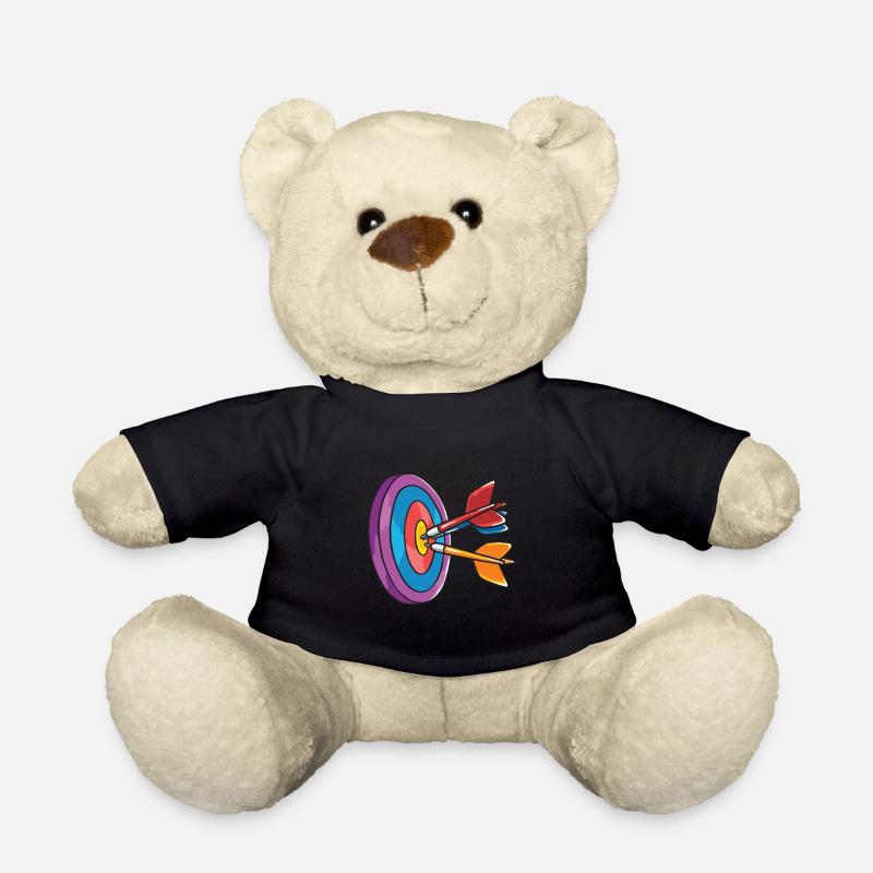 Tolles Dart Dartpfeil Darts Dartspieler Geschenk - Teddy - Schwarz