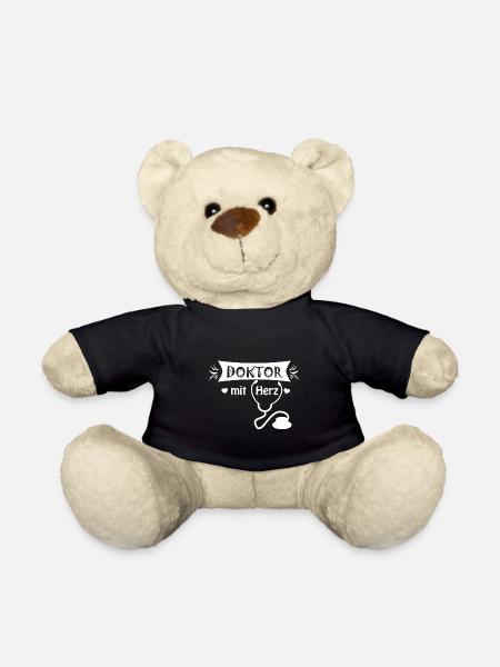 Docteur avec coeur - Nounours - noir