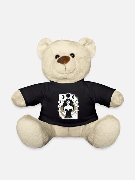 Déesse lunaire vintage de lune mystique - Nounours - noir