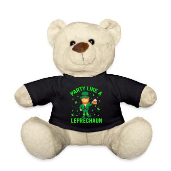 FÊTE COMME UN LEPRECHAUN - Nounours - noir - Devant
