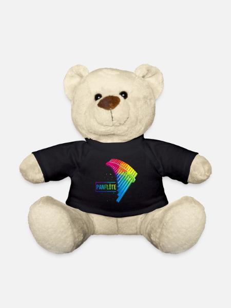 Pan pipes flute music - Teddy Bear - black