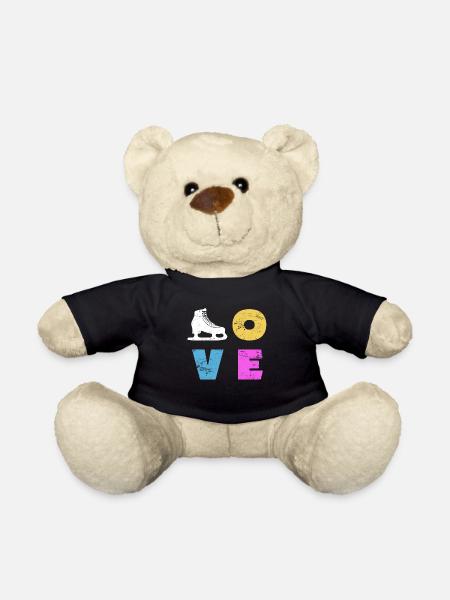 Eiskunstlauf Schlittschuh - Teddy - Schwarz