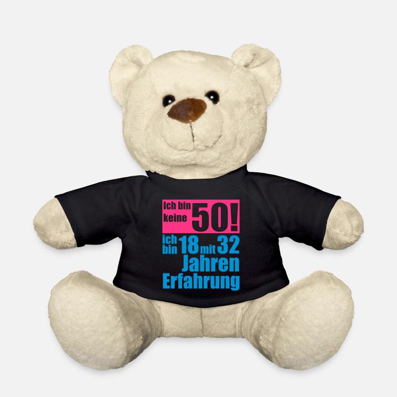 ich bin keine 50 jahre - Teddy - Schwarz