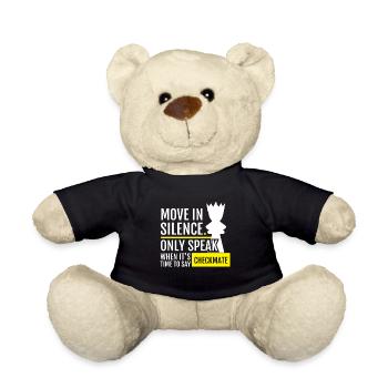 Move In Silence - Teddy Bear - black - Front