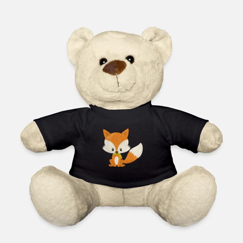 Waldtiere Fuchs - Teddy - Schwarz