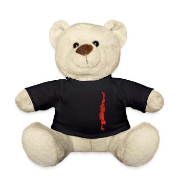 Yoga Stand de la main rouge - Nounours - noir - Devant