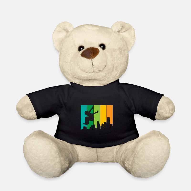 Parkour Traceur Freerunning Hindernislauf Geschenk - Teddy - Schwarz