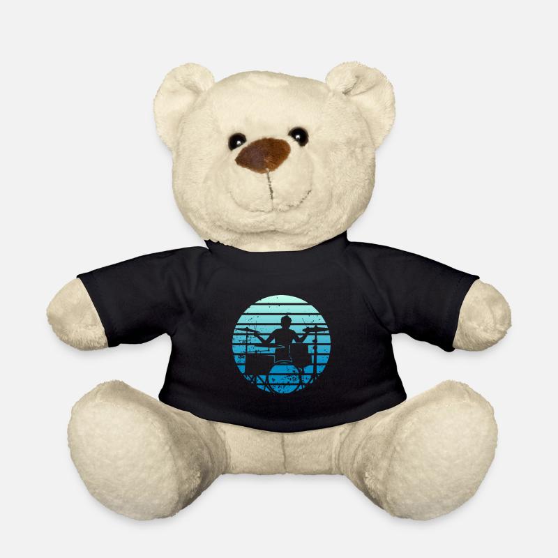 Schlagzeug Geschenk Schlagzeugspieler Percussion - Teddy - Schwarz