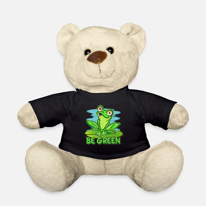 Amant grenouille | Être vert - Nounours - noir