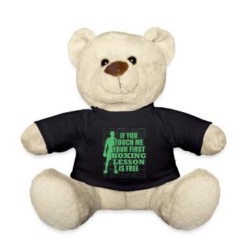 Boxer Boxing Coach Boxing Glove Boxing Boxing Match - Teddy Bear - black - Front