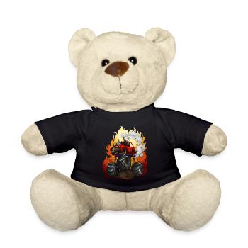 Monster Truck TShirt für Jungen Geschenk Männer - Teddy - Schwarz - Vorne