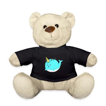 Narwhal - Teddy Bear - black - Front