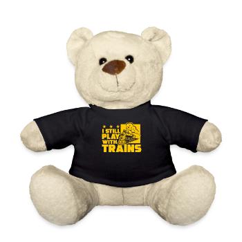 Zug nahm Lokomotive - Teddy - Schwarz - Vorne