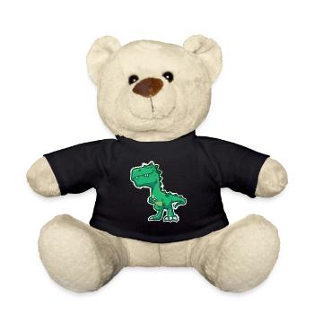 Dinosaure vert - Nounours - noir - Devant