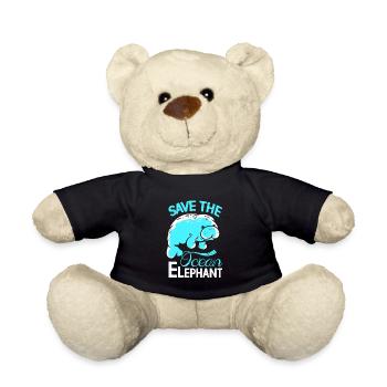 Lamantin Dugong Cochon de mer Sirenia Lamantin - Nounours - noir - Devant