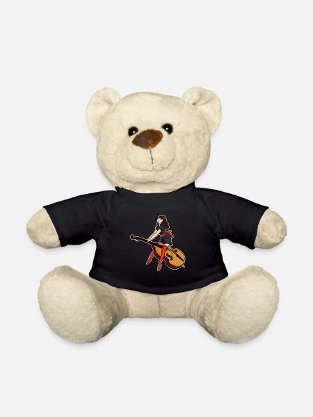 Fille de contrebasse - Nounours - noir