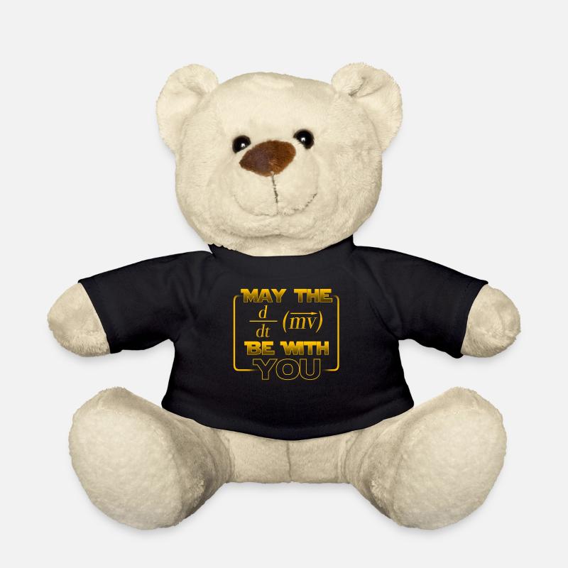 Physicist physicist force formula gift - Teddy Bear - black