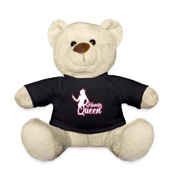 MOBILE PHONE QUEEN - Teddy Bear - black - Front