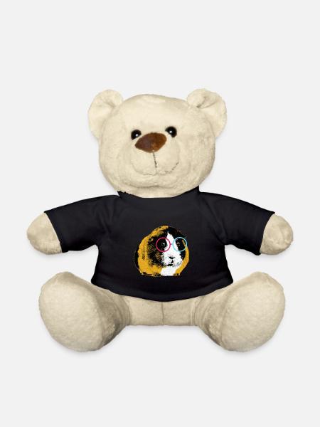 Guinea pig - Teddy Bear - black