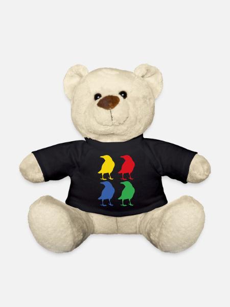 Corbeau animal corbeau - Nounours - noir