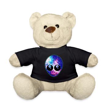 Aliens - Teddy Bear - black - Front