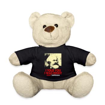 Kommunismus - Teddy - Schwarz - Vorne