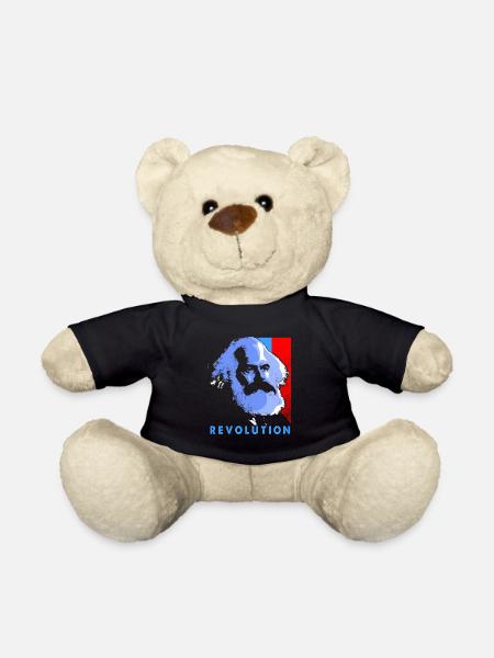 Kommunismus Lenin Marx Klassenkampf Sozial - Teddy - Schwarz