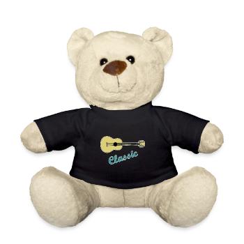 Gitarre Classic - Guitar Gitarrist Gitarre E-Gitar - Teddy - Schwarz - Vorne