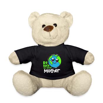 Changement climatique Earth Day Protection de l’environnement Bio Terre - Nounours - noir - Devant