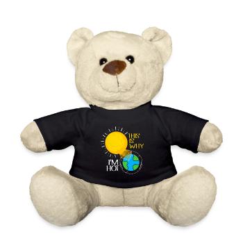 Changement climatique Earth Day Protection de l’environnement Bio Terre - Nounours - noir - Devant