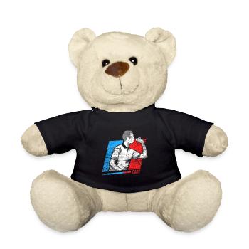 Dartspieler - Teddy - Schwarz - Vorne
