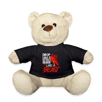Ice hockey - Teddy Bear - black - Front