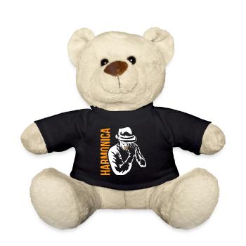 Mundharmonika - Teddy - Schwarz - Vorne