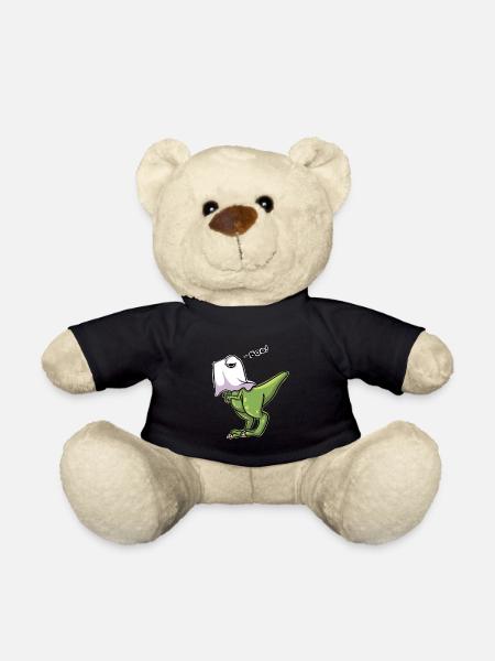 Dinosaurierentwurf Halloweens T Rex Lustiger Entwurf - Teddy - Schwarz