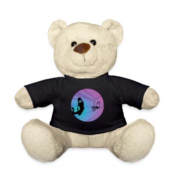 Fille de basket - Nounours - noir - Devant