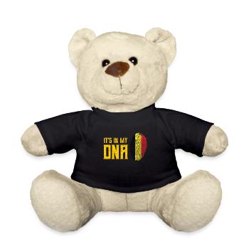 It's In My DNA Belgien Land Geschenkidee - Teddy - Schwarz - Vorne