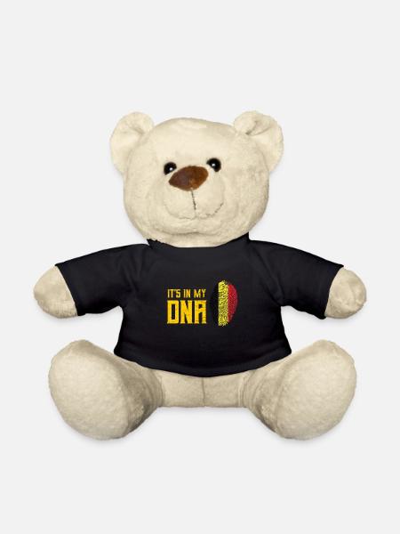 It's In My DNA Belgien Land Geschenkidee - Teddy - Schwarz