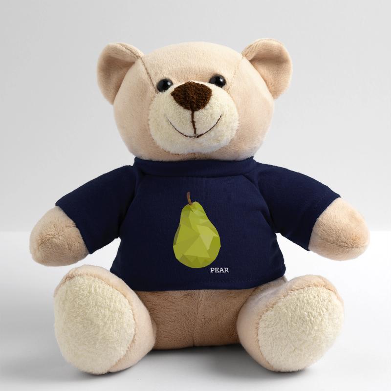 Pear - Triangle Pear for Fruit Lovers Teddy Bear