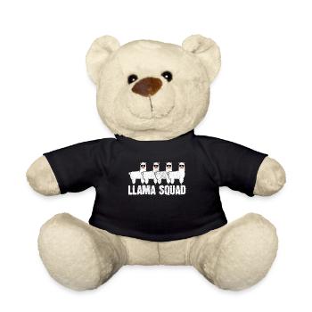 lama - Teddy Bear - black - Front