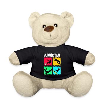 Kiteboard Kite kite-kite-cadeau kite-surf - Nounours - noir - Devant
