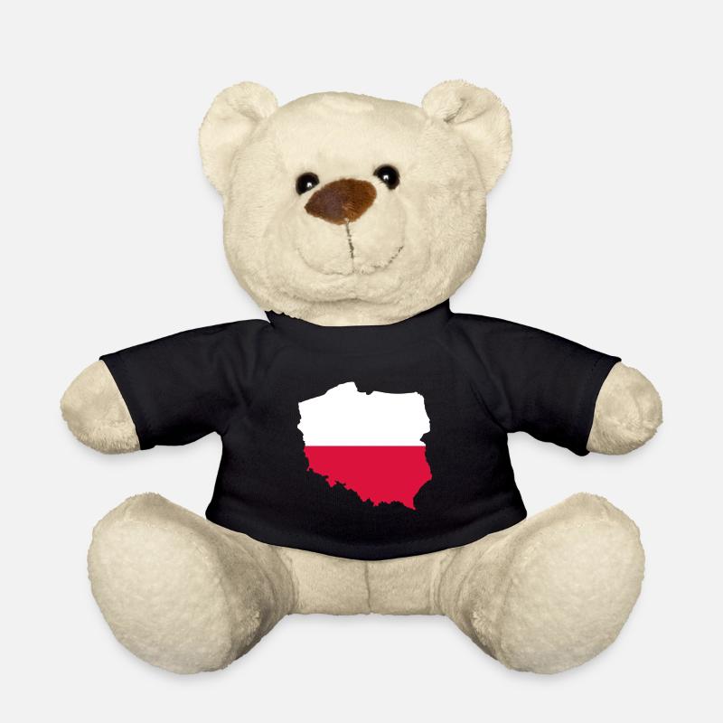 Poland - Poland - Polska - Teddy Bear - black