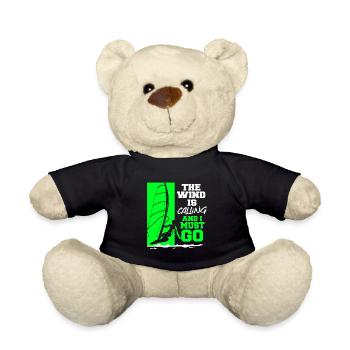 Windsurf Windsurfen Windsurfing Wassersport Surf - Teddy - Schwarz - Vorne