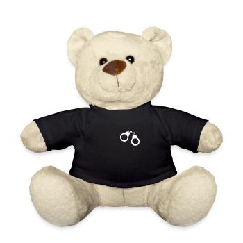 Handschellen für Gefängnis - Teddy - Schwarz - Vorne