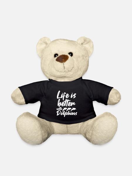 Delfin Delphin - Teddy - Schwarz